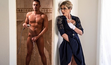 Красивое порно с мачехой и ее пасынком в душе — смотреть онлайн бесплатно в HD