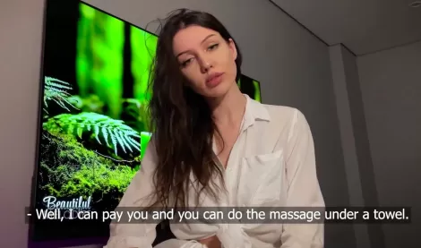 Оттрахал сочную русскую массажистку и заплатил Bitcoin за горячий секс!